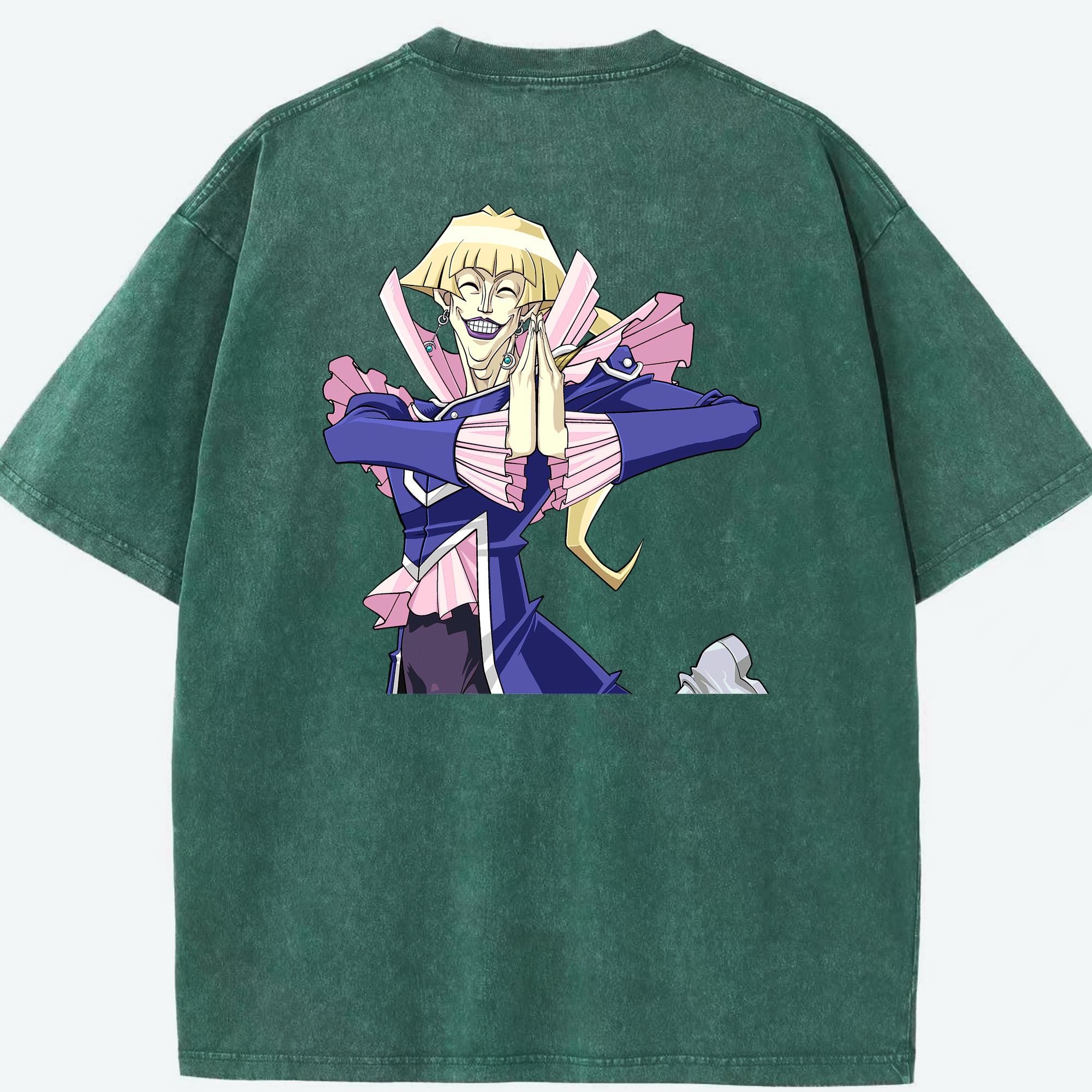 （画像用） 遊☆戯☆王 Yu-Gi-Oh! 綿100% ヴィンテージ風 半袖Tシャツ（背面プリント）
